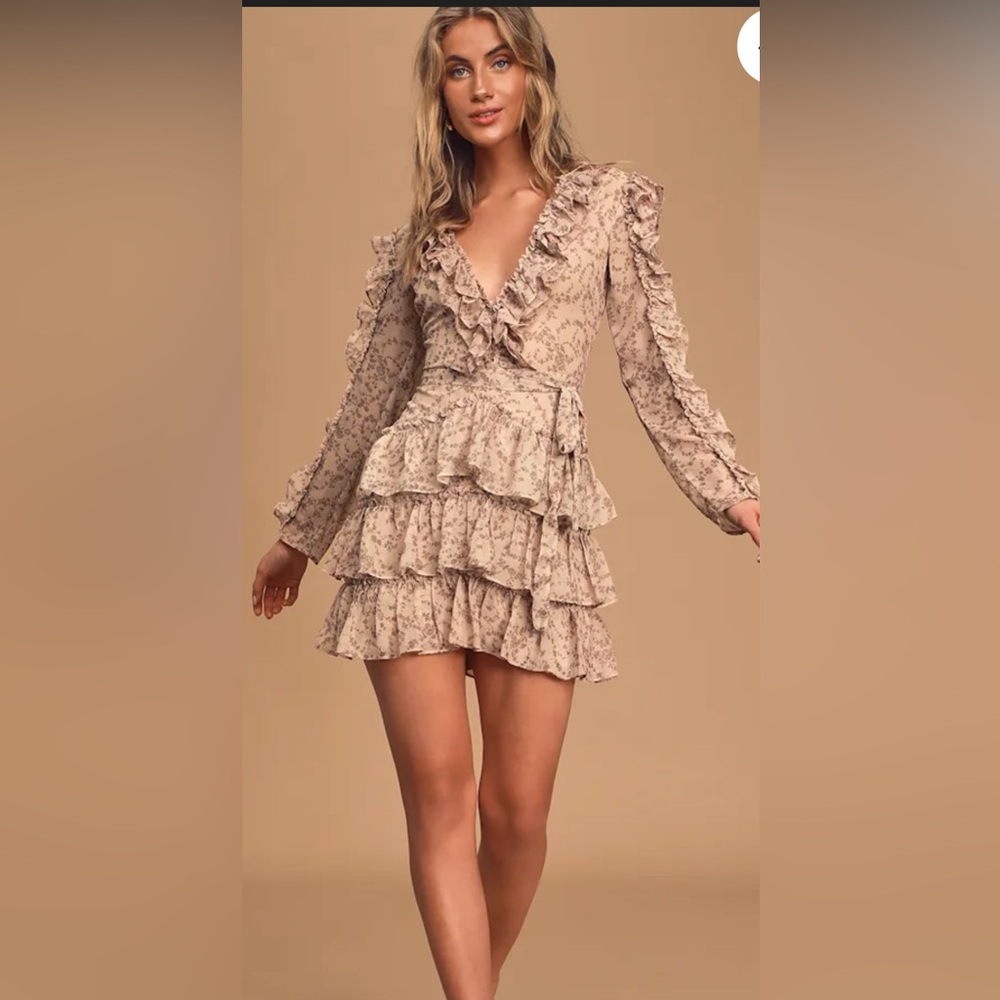 Bardot Alessia Frill Dress NWT